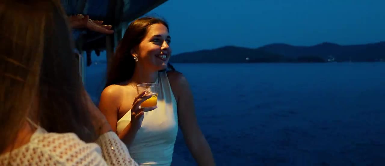 On deck at dusk